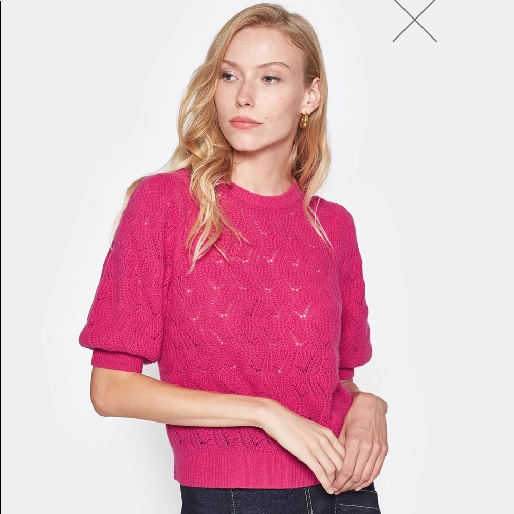 Joie Jenise fuchsia sweater NWT size small